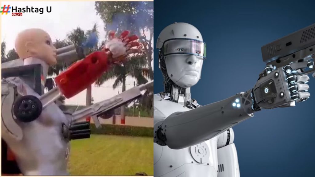 Ai Human Robot For Soldiers Security