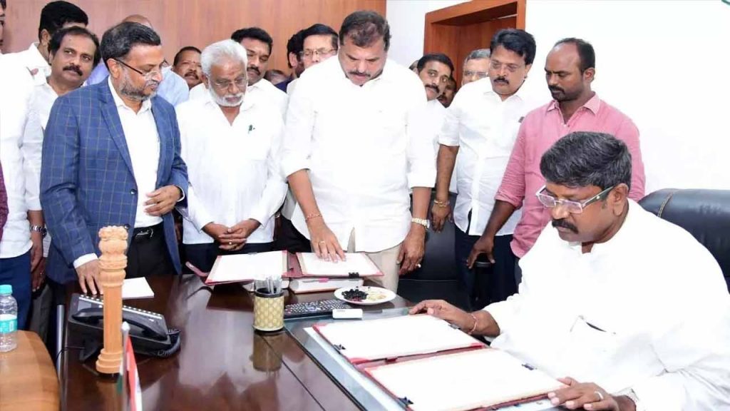 Botsa Satyanarayana sworn in as MLC
