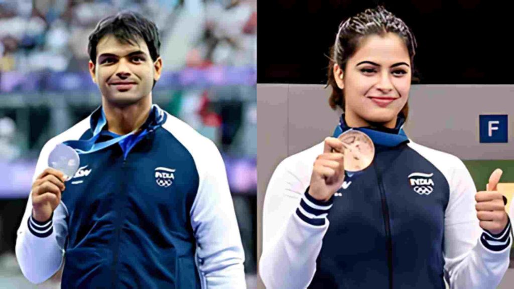 Neeraj Chopra Manu Bhaker