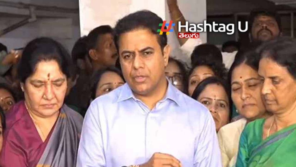 Telangana EX-Minister KTR Press Meet At Hyderabad