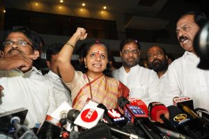 MLC Kavitha In Home