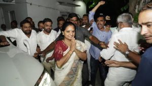 MLC Kavitha Live