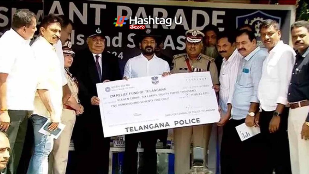 Flood victims Rs. Telangana Police announced a donation of 11 crores