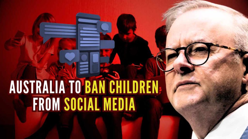 Australia To Ban Children From Social Media
