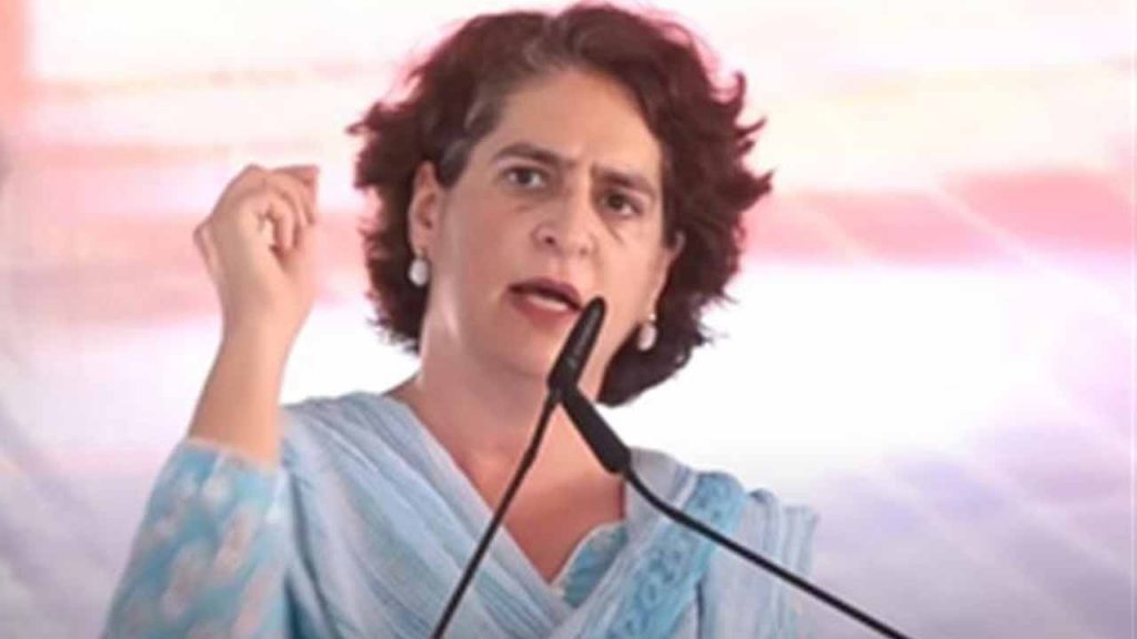 Drive out BJP government with your vote: Priyanka Gandhi