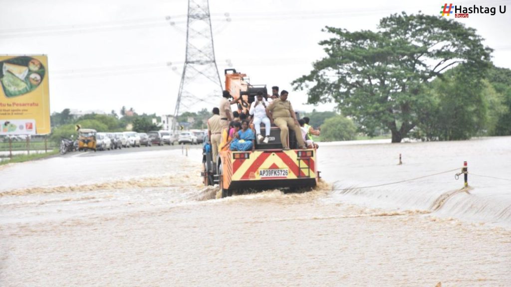 Munneru River Flood Threat Khammam