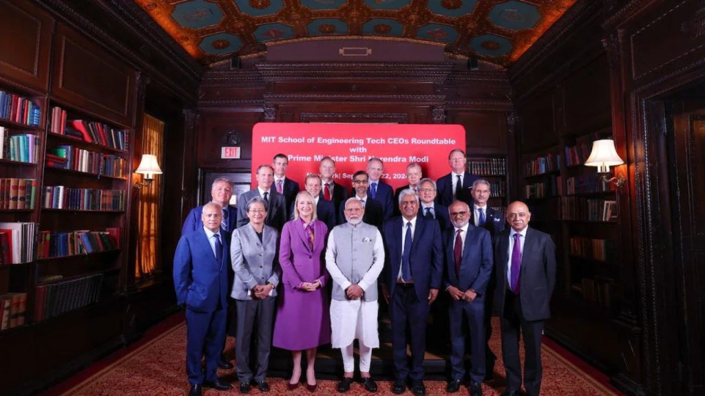 Pm Modi Us Visit Tech Ceos