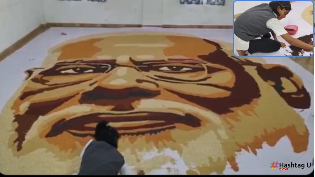 Pm Modis Portrait 800 Kg Millets