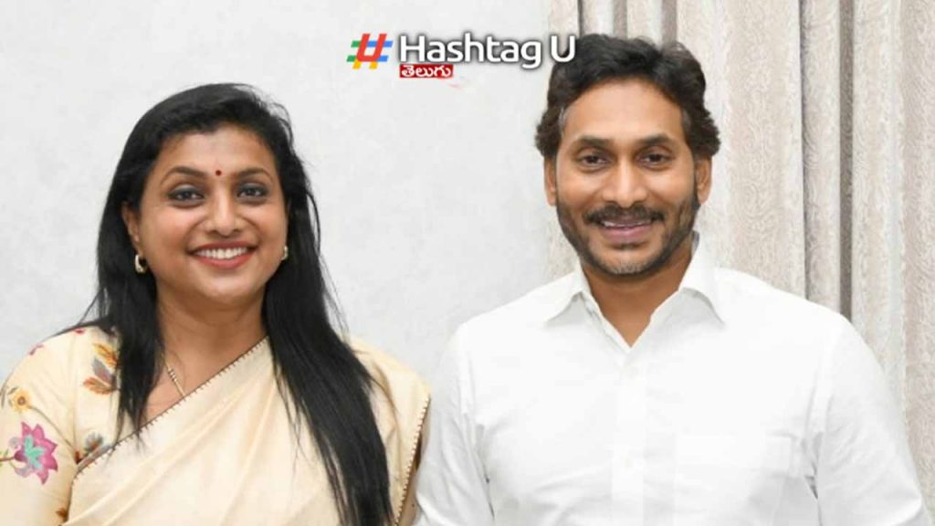 RK Roja meet with YS Jagan