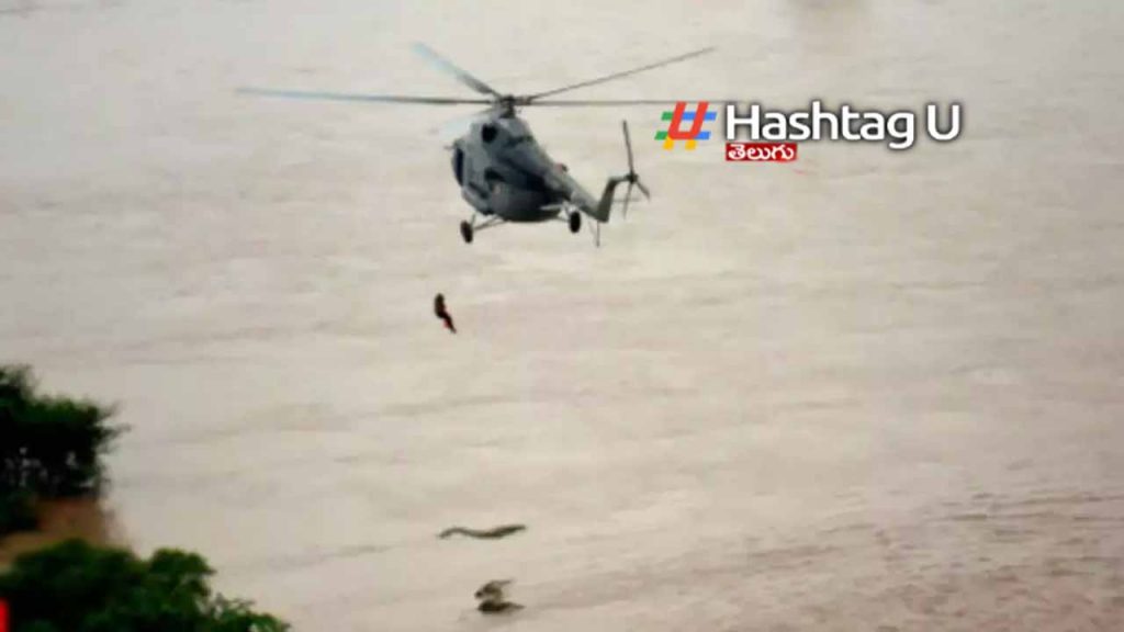 Relief operations in flood areas..6 helicopters for AP: Centre
