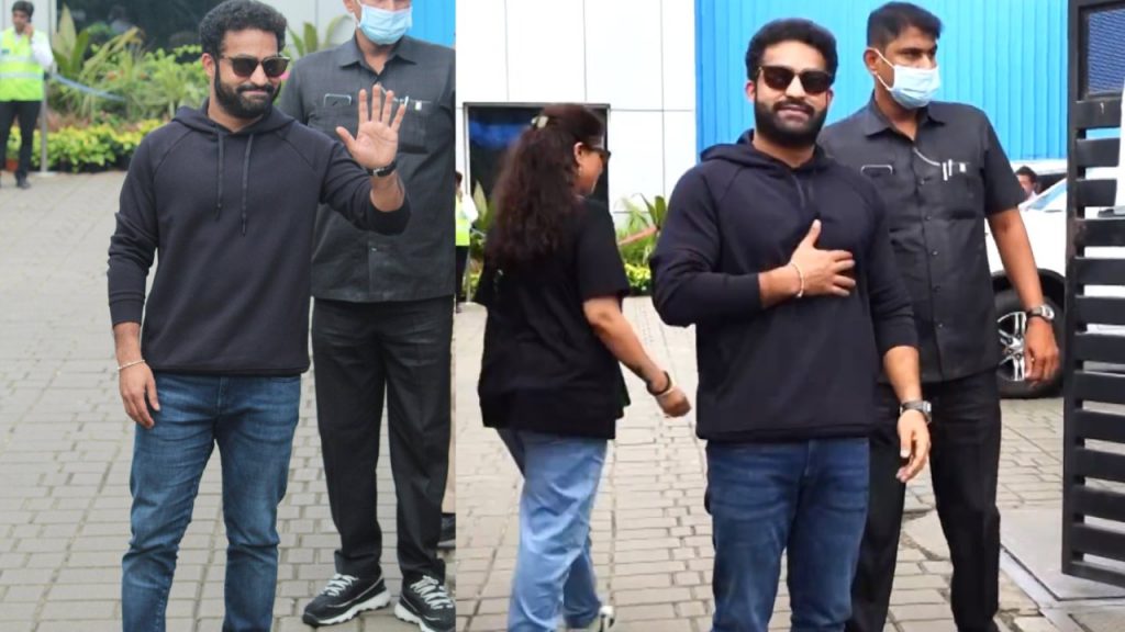 Jr NTR went To Mumbai for Devara Trailer Launch Event