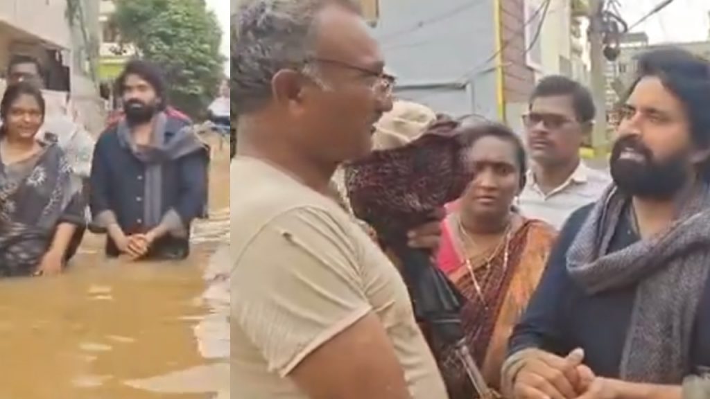 Jani Master Visited Vijayawada Flood Areas and Helped to 500 People