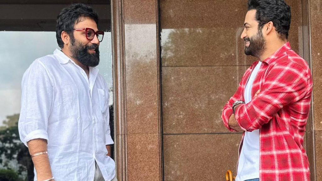 Jr NTR Meets Sandeep Reddy Vanga in Mumbai Photo goes Viral