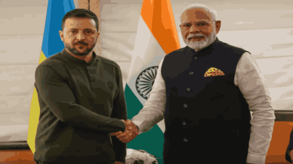 PM Modi Meets Zelensky