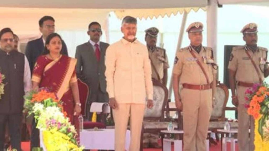 AP Police has a unique brand in the country: CM Chandrababu