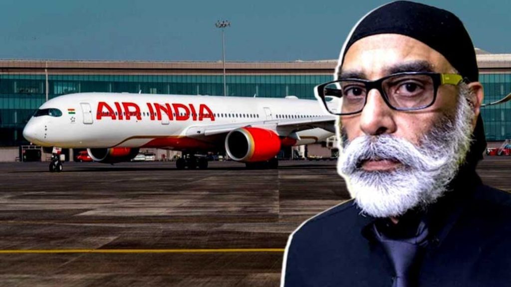 Air India Khalistani Terrorist Gurpatwant Singh Pannun Threat