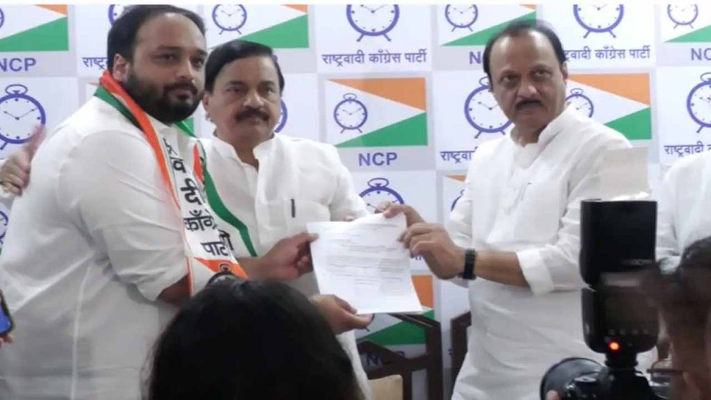 Baba Siddique son Zeeshan Siddique joins NCP