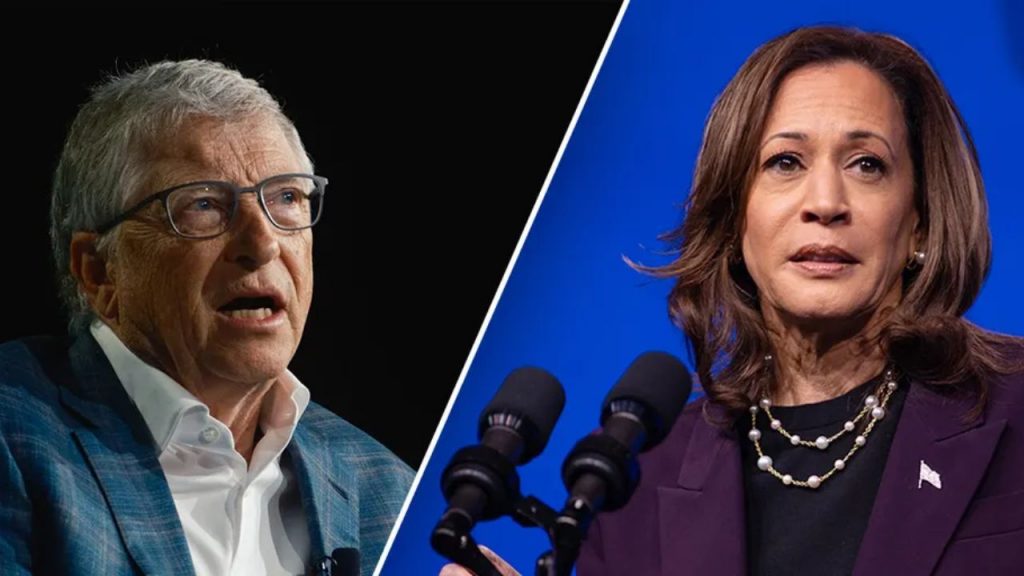 Bill Gates Donation Kamala Harris Democrat Candidate Us Presidential Election