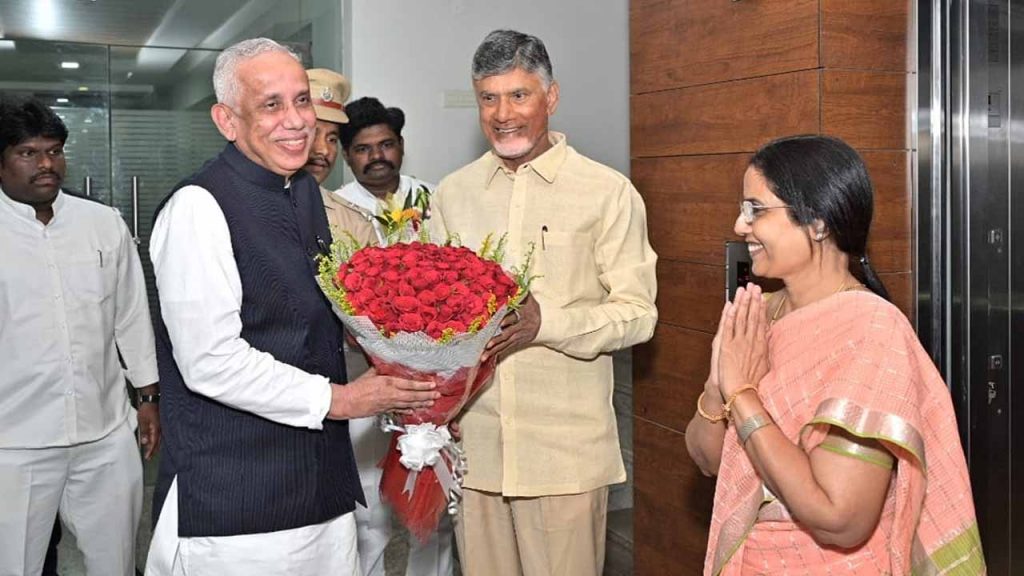 Cm Chandrababu Met With The