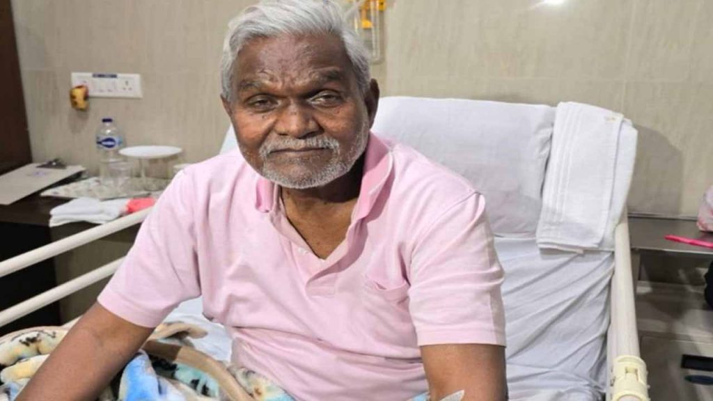 Champai Soren, former Jharkhand CM, admitted to hospital in Jamshedpur