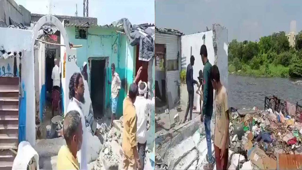 Demolition of houses in Musi catchment areas has started.