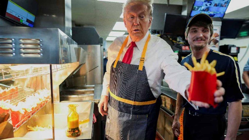 Donald Trump Mocks Harris W