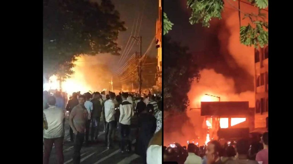 Fire Accident Crackers
