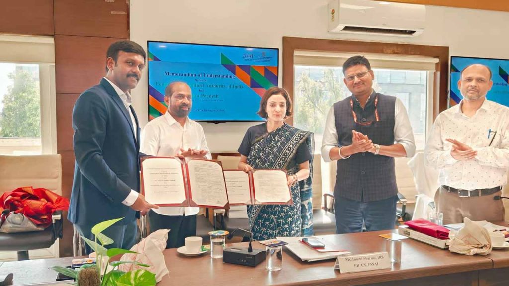 Food checking labs in tirupati and kurnool ap govt agreement with fssai