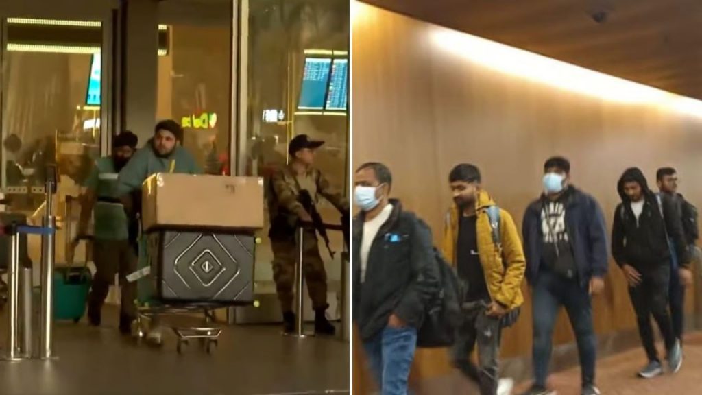 Illegal Indian Immigrants Us Chartered Flight Us Elections