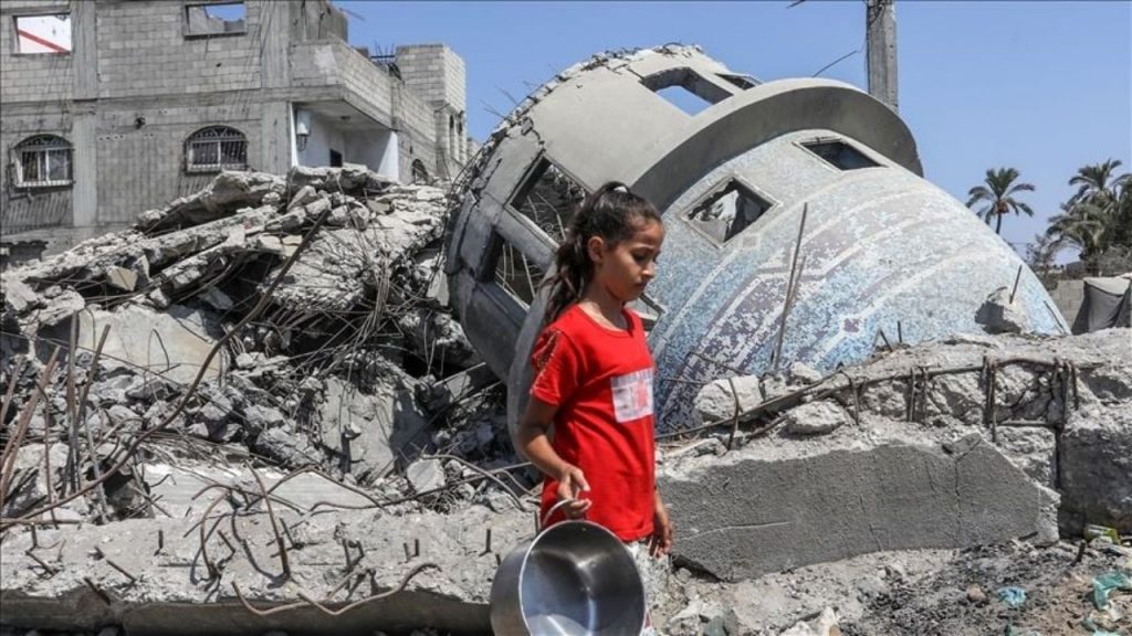 Israeli Attack Gaza Mosque Al Aqsa Martyrs Mosque