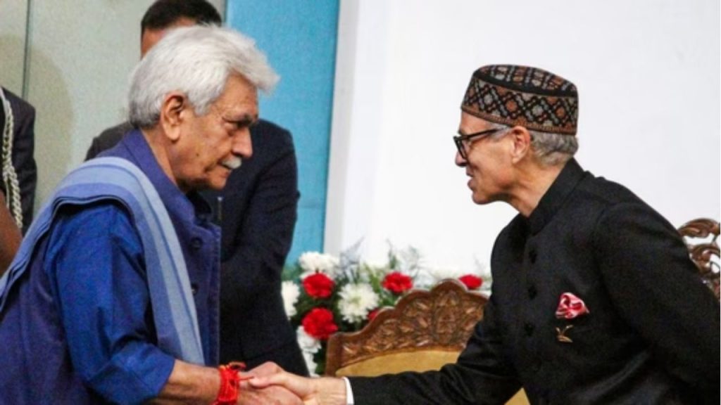 Kashmir Statehood Lg Manoj Sinha Omar Abdullah