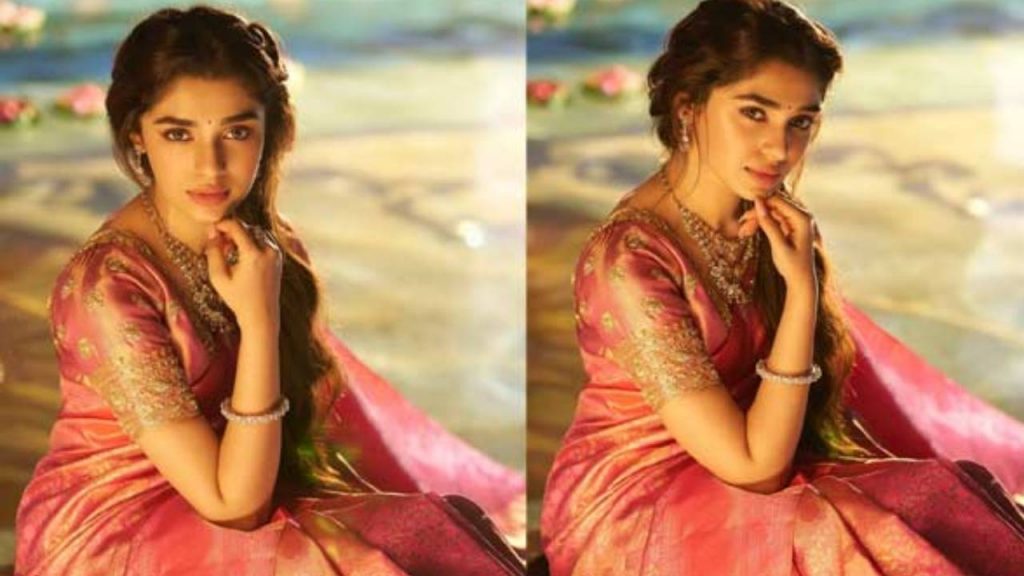 Krithi Shetty Latest Photoshoot In Saree