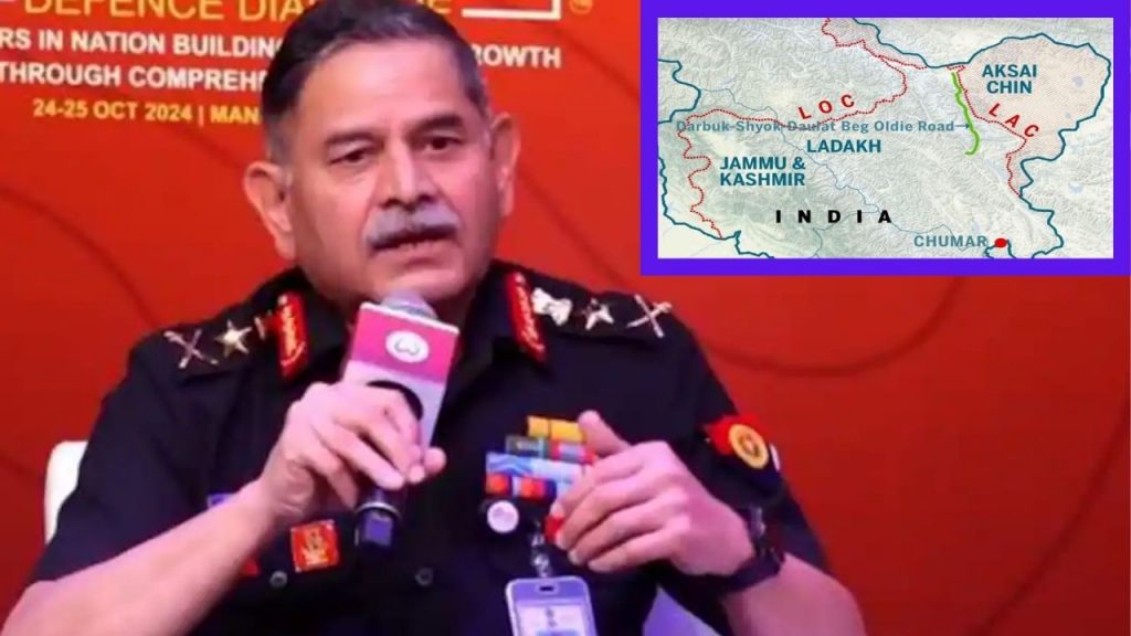 Line Of Actual Control Army Chief India Vs China