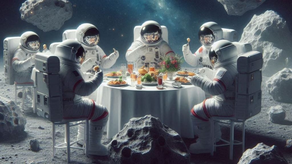 Meals On Asteroids Astronauts