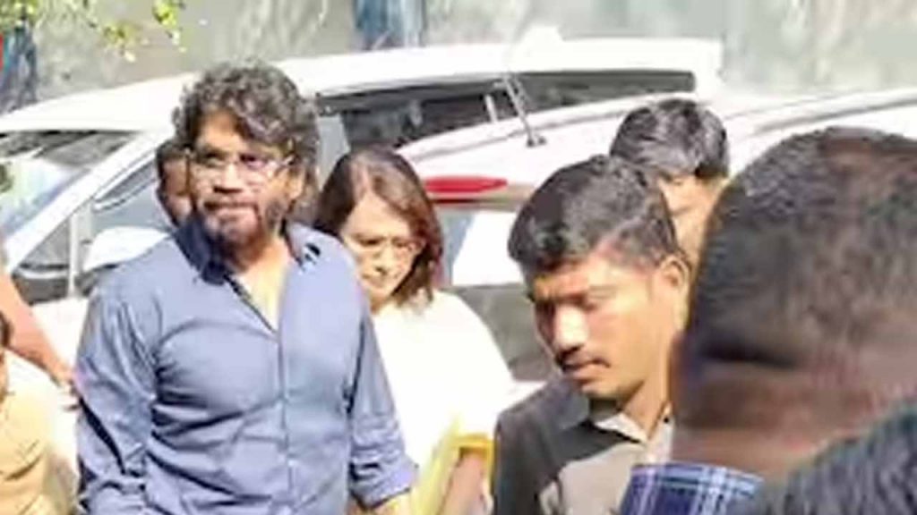 Nagarjuna who appeared in Nampally court..statement record