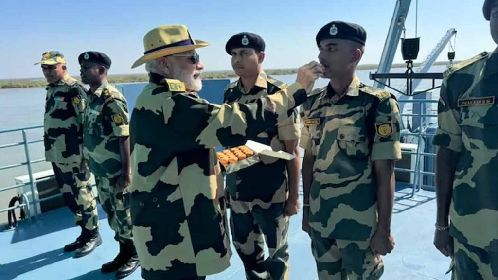 PM Modi celebrates Diwali with jawans