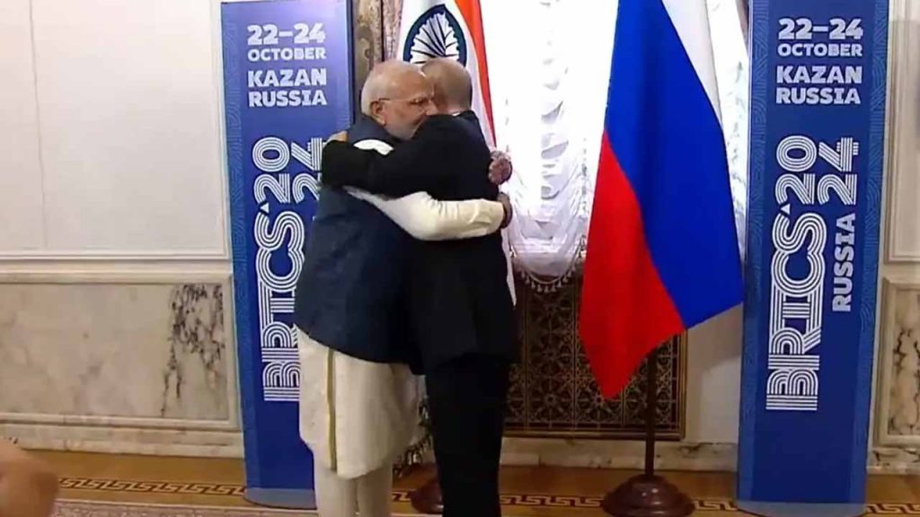 PM Modi meets Russian President Putin