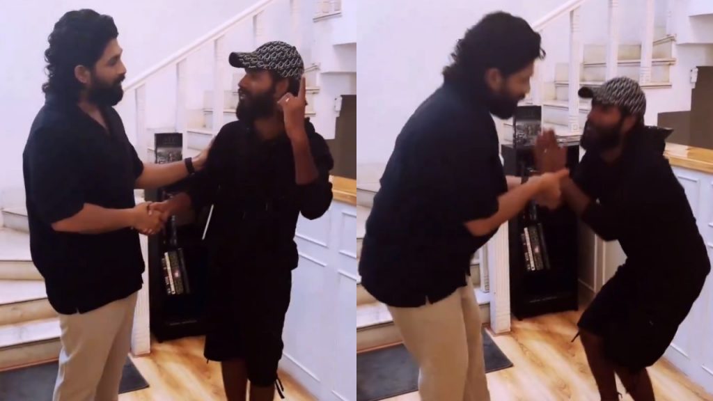 Allu Arjun fan comes from 1600km to meet him Video goes Viral