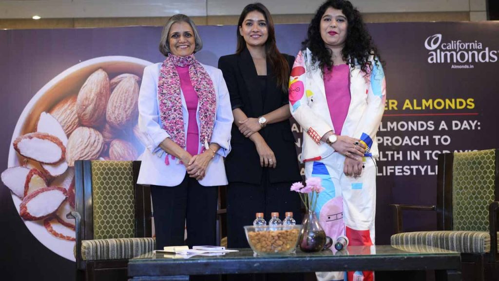 A few almonds daily..a natural way to support health in today's fast paced lifestyle..!