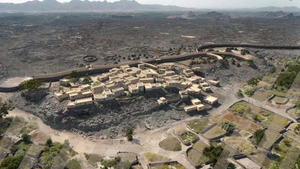 Al Natah 4000 Year Old Ancient Town In Saudi Arabian Oasis