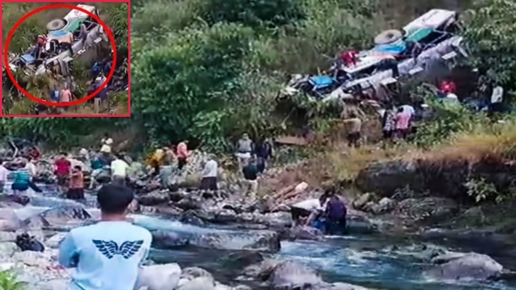 Bus Falls Into Gorge Uttarakhands Almora