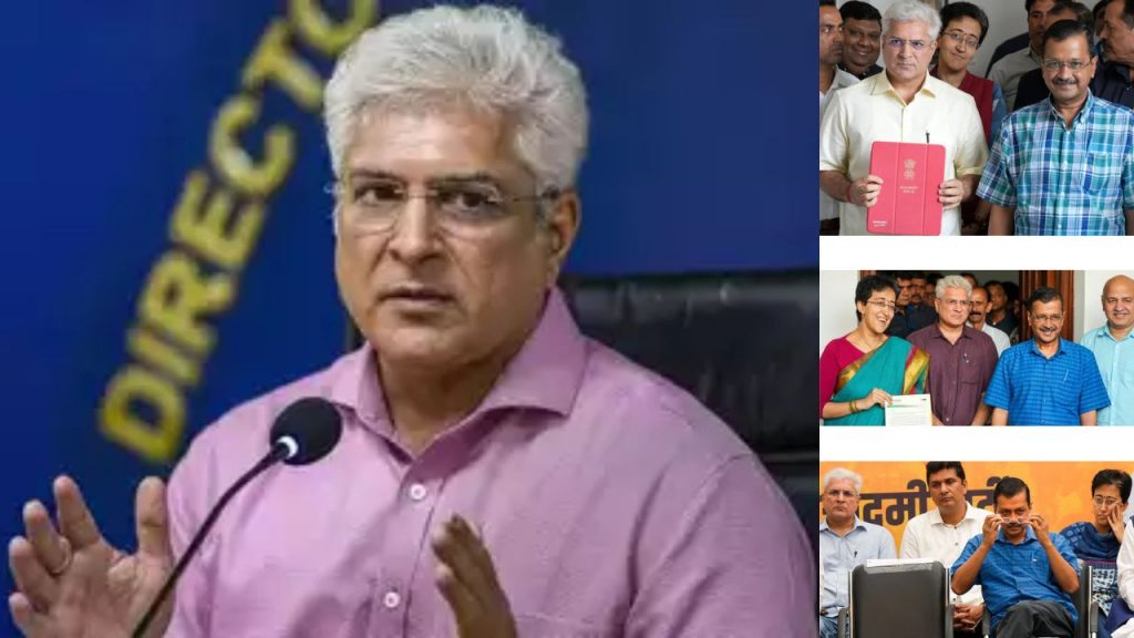 Delhi Minister Kailash Gahlot Quits Aap Aam Aadmi Party