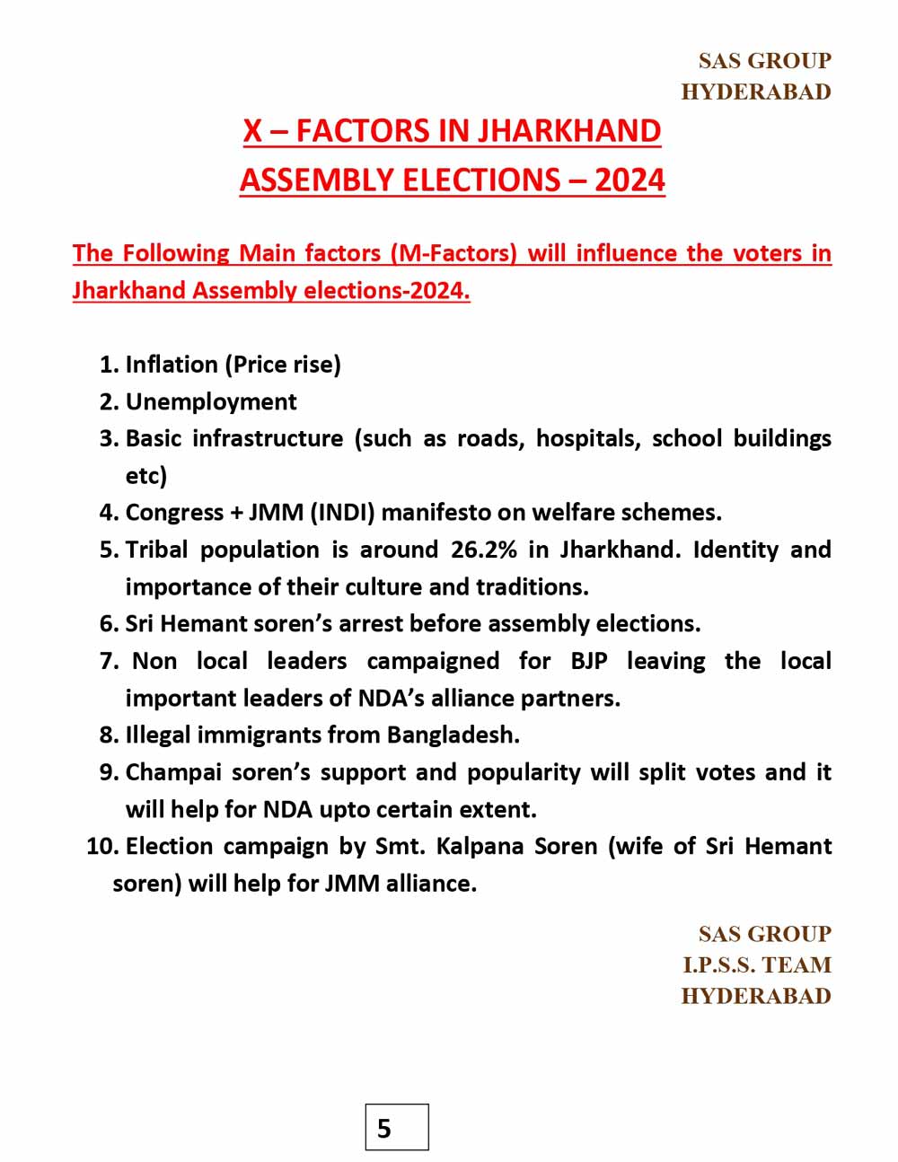 Exit Poll Jharkhand 5