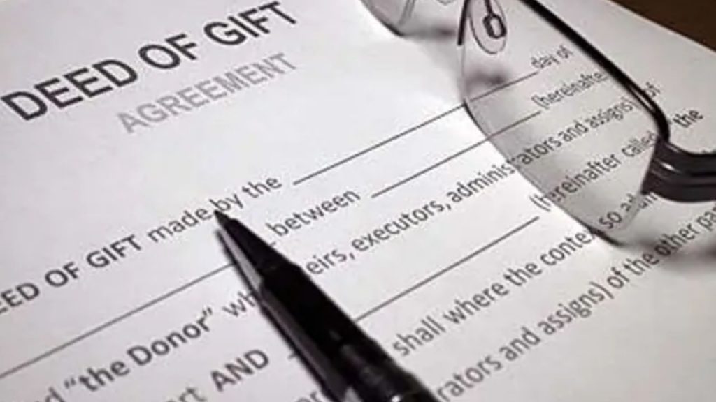 Gift Deeds Land Owners Family Members