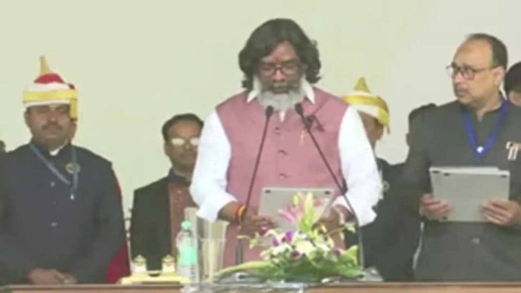 Hemant Soren takes oath as Jharkhand 14th chief minister