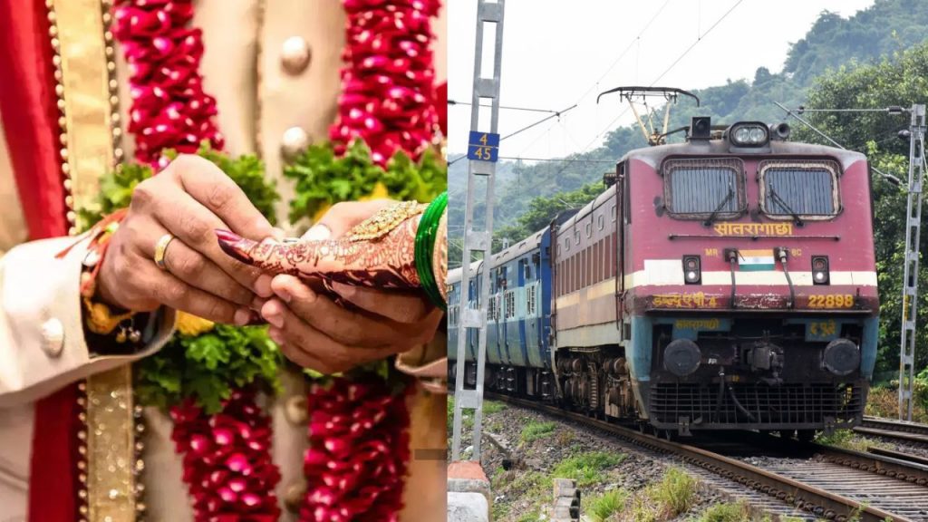 Indian Railways Heroic Action Grooms Wedding