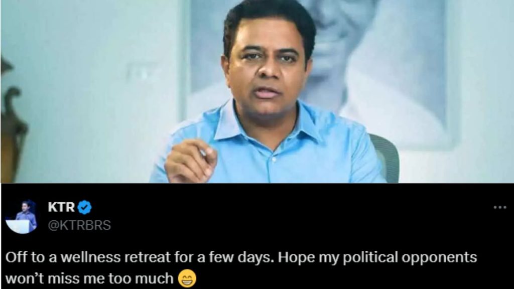 Ktr Break To Politics Sensational Tweet Brs