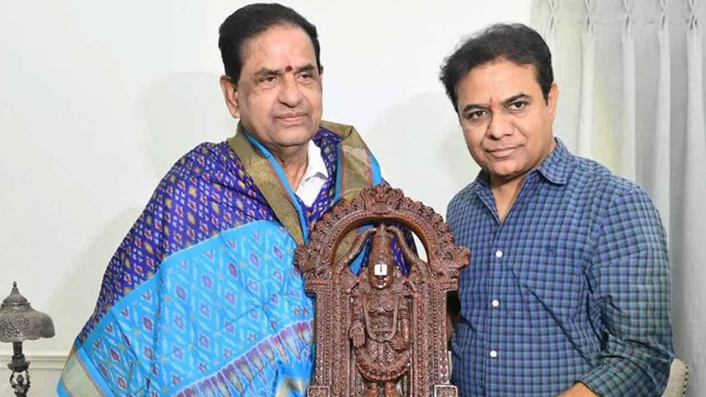 TTD Chairman BR Naidu meet with KTR
