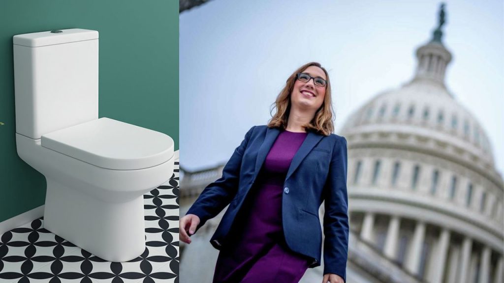 Transgender Congresswoman Sarah Mcbride Toilet Battle