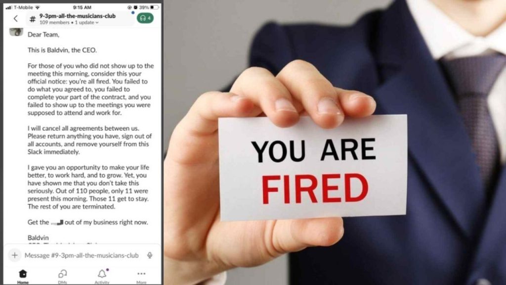 Us Company Ceo Fired 99 Employees Slack Message Viral